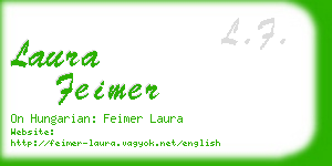 laura feimer business card